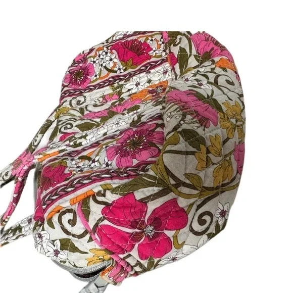 EUC Vera Bradley Shoulder Mini Duffle Bag in Tea Garden Retired Gorgeous Pattern - Picture 2 of 2